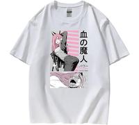 Man Summer T-Shirts Man Power Tee Power Pullover T-Shirts Power Cosplay Clothing Manches Courtes(3X-Large)