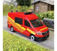 MAN TGE, demi-bus à toit surélevé , brigade des sapeurs-pompiers - HERPA 098748