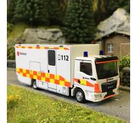 MAN TGL CC, fourgon, Malteser Munich - HERPA 098809 - HO 1/87