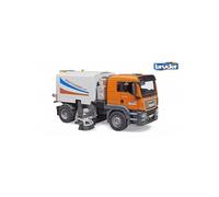Bruder Camion de nettoyage de rues MAN TGS – Pour garçon – Jaune/Orange