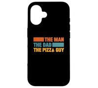 Man The Dad The Delivery Guy pour Les Amateurs de Pizza Coque pour iPhone 16