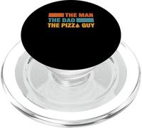Man The Dad The Delivery Guy pour Les Amateurs de Pizza PopSockets PopGrip pour MagSafe