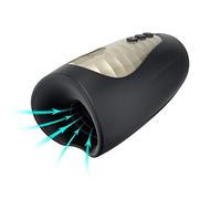 MAN.WAND Pump One - Masturbateur Effect Succion Pour Homme - 3 Modes de Succion & 7 Vitesses - Fonction Chauffante - En Silicone Doux Sans Phtalate - Rechargeable via USB - Coloris Noir