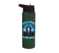 Mana is stored in the Balls Magician Sorcerer Witcher Wizard Stainless Steel Insulated Water Bottle