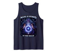 Mana is Stored in The Balls RPG Humour Fantasy Sorcerer Débardeur
