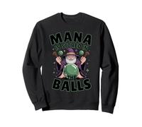 Mana is Stored in The Balls RPG Humour Fantasy Sorcerer Sweatshirt