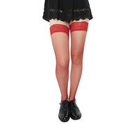 MANA MANA Bas Résille Autofixants Confortables Et Tendance Pour Femmes | Bas Autofixants Tendance Pour Toutes Les Occasions | Plusieurs Couleurs | Parfait Pour Toutes Les Femmes, Rosa, M/L