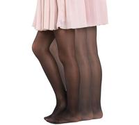 MANA MANA Collant Fille Élégant Confortable - Collant Danse Classique Fille Transparent - École Usage Quotidien - Collants Italiens Qualité Supérieure, 146/152
