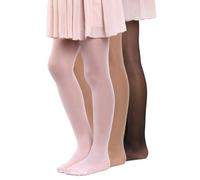 MANA MANA Collant Fille Élégant Confortable - Collant Danse Classique Fille Transparent - École Usage Quotidien - Collants Italiens Qualité Supérieure, 134/140