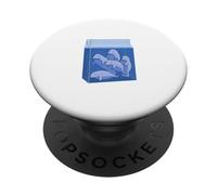Mana-Tea Manatee Tea Sachet de thé Motif Vache de mer PopSockets PopGrip Adhésif