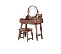 MANAFEEL Coiffeuse en bois pour chambre à coucher, petit appartement, chambre à coucher, bureau de maquillage