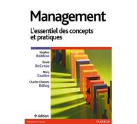 MANAGEMENT 9E L'ESSENTIEL DES CONCEPTS ET PRATIQUES