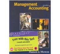 Management Accounting Don R. Hansen, Maryanne M. Mowen (Auteur)