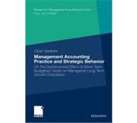 Management Accounting Practice and Strategic Behavior Gediehn, Oliver (Auteur)
