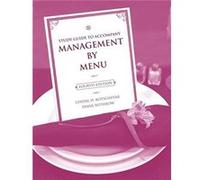 Management by Menu 4e Study Guide by Withrow Diane Cape Fear Community College NC Paperback Book Diane Withrow, Lendal H. Kotschevar (Auteur)