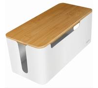 Management Cable Box Bambus-deckel 320 X 140 X 130mm Logilink Black