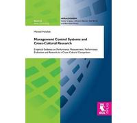 Management Control Systems And Cross-Cultural Research