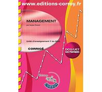MANAGEMENT CORRIGE: UE 7 DU DCG