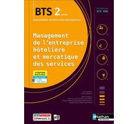 Management de l'entreprise Hôtelière et Mercatique des services - BTS MHR 2e années - Coll. BTS MHR - Éd. 2025 - Livre + licence Livre avec une licence numérique i-Manuel 2.0 - Marie-Noëlle Vouaux - N