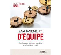 Jean-Pierre Brun – Management d'équipe : 7 leviers pour améliorer bien-être et efficacité – Broché