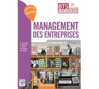 Management des entreprises 2e année BTS (2017) - Pochette élève Le programme en 11 cas - Sandrine Bassan - Delagrave - broché - Scolaire / Universitaire