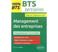 Management des entreprises BTS Tertiaires: Entraînements à l'épreuve U3.2
