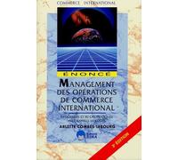 Management Des Opérations De Commerce International - Enoncé