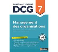 Management des organisations - DCG - Épreuve 7 - Manuel et applications - 2026 - Pierre L'Homme - Nathan - broché - Scolaire / Universitaire