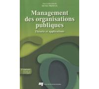 MANAGEMENT DES ORGANISATIONS PUBLIQUES 2E EDITION REVUE ET C