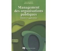 Management des organisations publiques 2e edition revue et c Denis Proulx (Auteur)