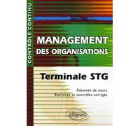 Management des organisations - Terminale STG - Giuseppe Bressi - Ellipses - broché - Scolaire / Universitaire