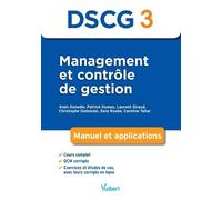 Management Et Contrôle De Gestion Dscg 3 - Manuel Et Applications