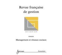 Management et reseaux sociaux revue franþaise de gestion vo - Collectif - Hermes Science Publications - broché - Livre