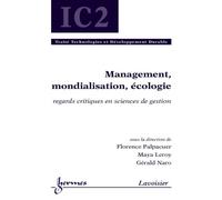 Management mondialisation ecologie regards critiques en scie - Palpacuer - Hermes Science Publications - broché - Livre