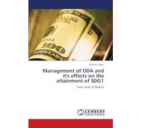 Management of ODA and it's effects on the attainment of SDG1: Case study of Nigeria