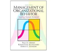 Management Of Organizational Behavior: Leading Human Resources
