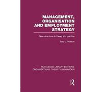 Management Organization And Employment Strategy (Rle