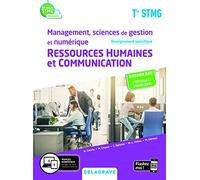 Management, Sciences de gestion et numérique - Ressources Humaines et communication enseignement spécifique Tle STMG (2020) - Manuel élève