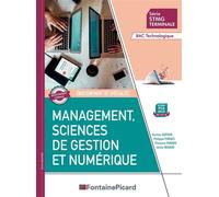 Management, sciences de gestion et numérique terminale stmg - Karline Dufour - Fontaine Picard Eds - broché - Scolaire / Universitaire