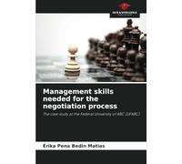 Management skills needed for the negotiation process: The case study at the Federal University of ABC (UFABC)