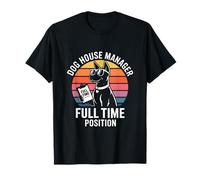 Manager de Niche pour Chien Humour à Temps Plein T-Shirt