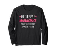 Manager Equipe métier Humour Meilleure manageuse Manche Longue