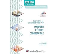 Manager l'équipe commerciale BTS MCO bloc de compétences 4