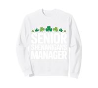 Manager Senior Shenanigans St Patrick en détresse Sweatshirt