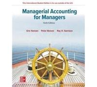 Managerial Accounting For Managers Ise