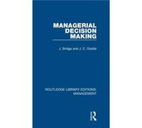 Managerial Decision Making by J. C. Dodds Inconnu (Auteur)