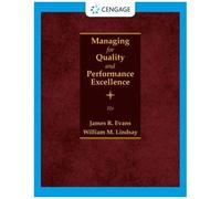 Managing For Quality And Performance Excellence
