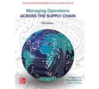 Managing Operations Across The Supply Chain ISE by Janet L. Hartley Janet L. Hartley (Auteur)