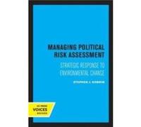 Managing Political Risk Assessment by Stephen J. Kobrin Paperback Book Stephen J. Kobrin (Auteur)