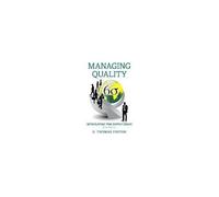 Managing Quality: Integrating The Supply Chain